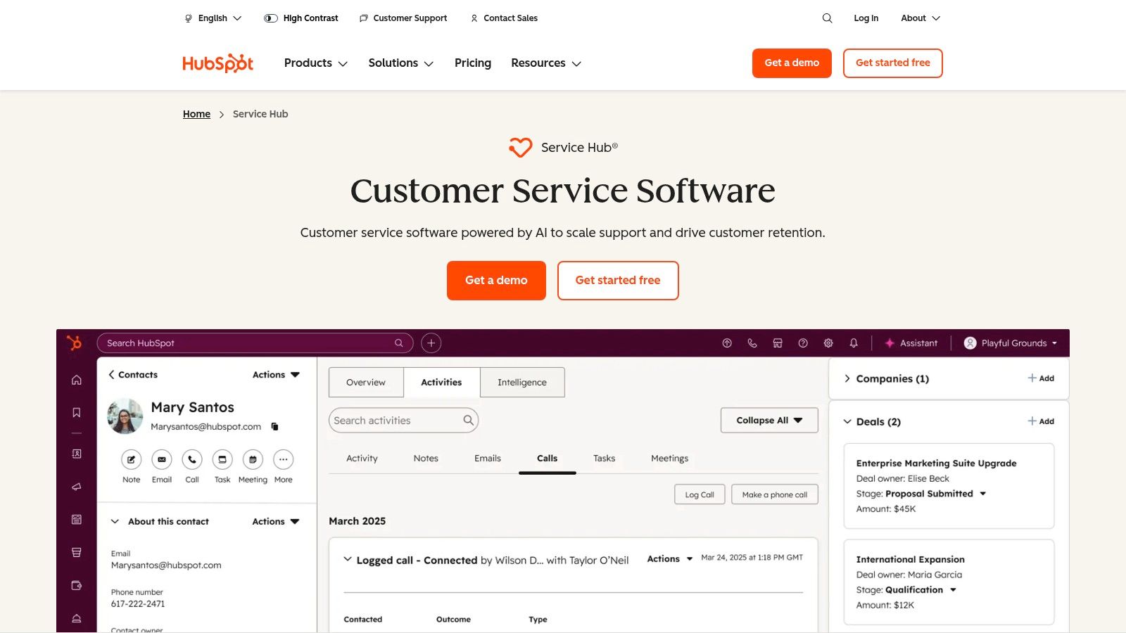 HubSpot Service Hub