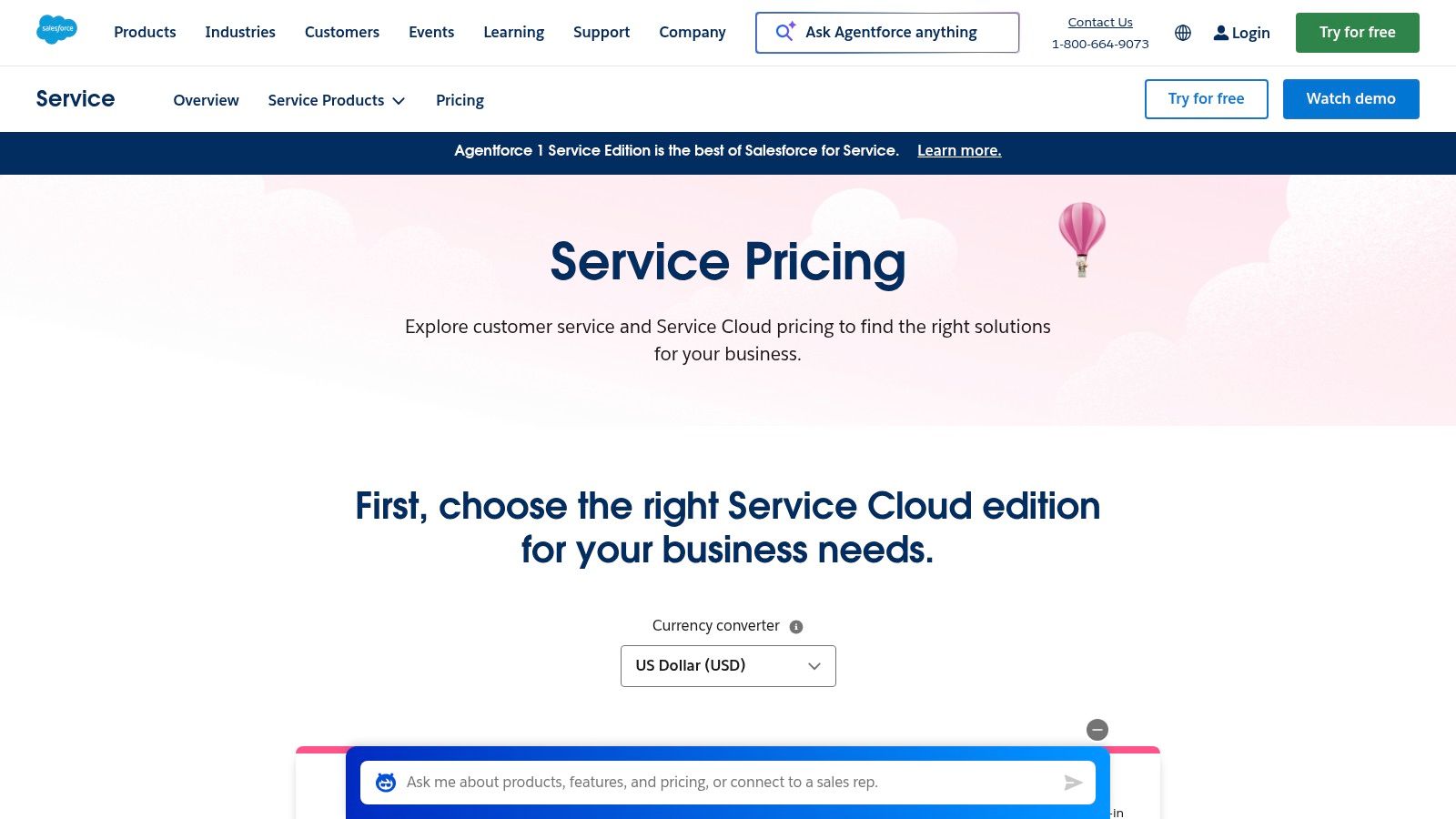 Salesforce Service Cloud (Agentforce, Einstein Bots)